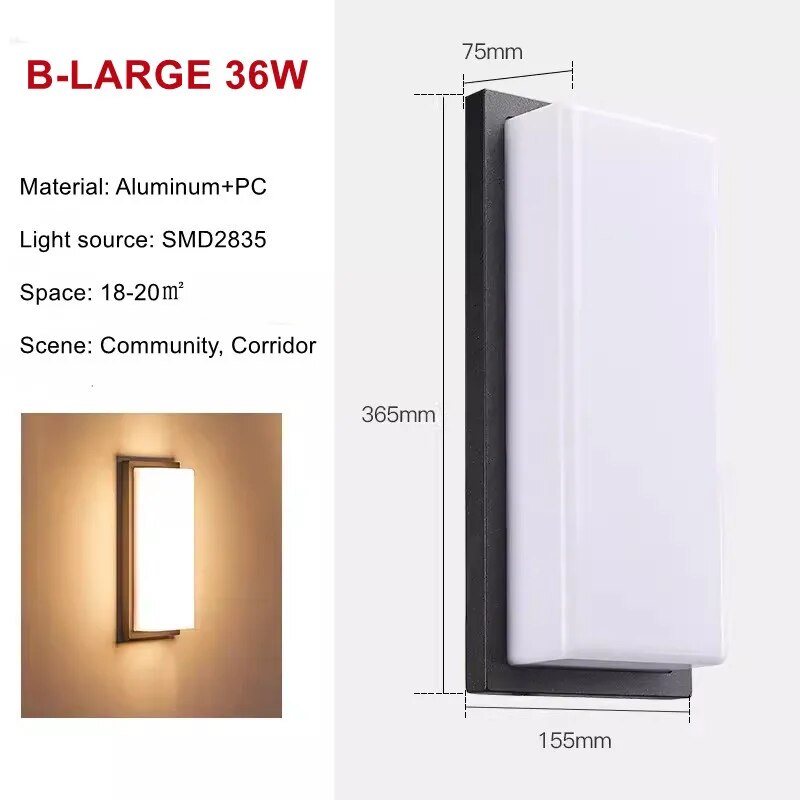 UrbanSpectra - Modern LED Outdoor Wall Lamps