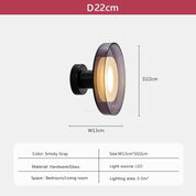 NovaNimbus - Round Glass Wall Lamp