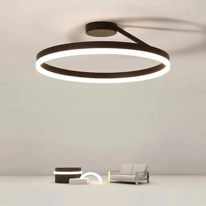 ArishaGlow - Elegant LED Ceiling Light in Gold and Metal