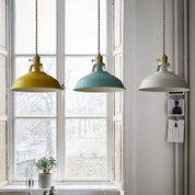 Morandi Modern LED Pendant Light in Metal for Colourful Living