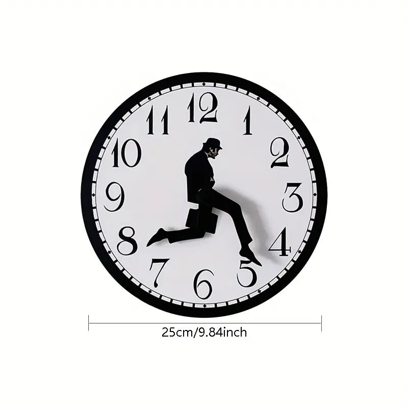 TimeChic - Ministry of Funny Running Wall Clock