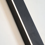 Edge Modern Design LED Wall Lamps Black Metal for Garden and Hall