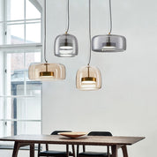 VerreElegance - Modern Pendant Light for Hotel Interiors