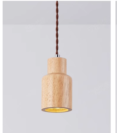 WoodenAura - Scandinavian Wooden Pendant Lamp