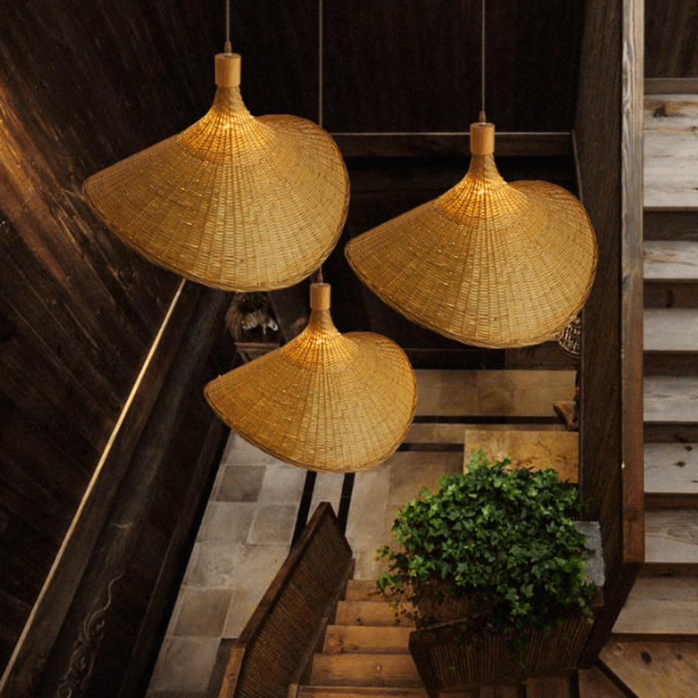 RietRust - Reed Pendant Lamp for a Rustic Atmosphere