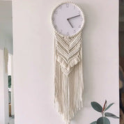 Bohème - Stylish Macramé Wall Clock