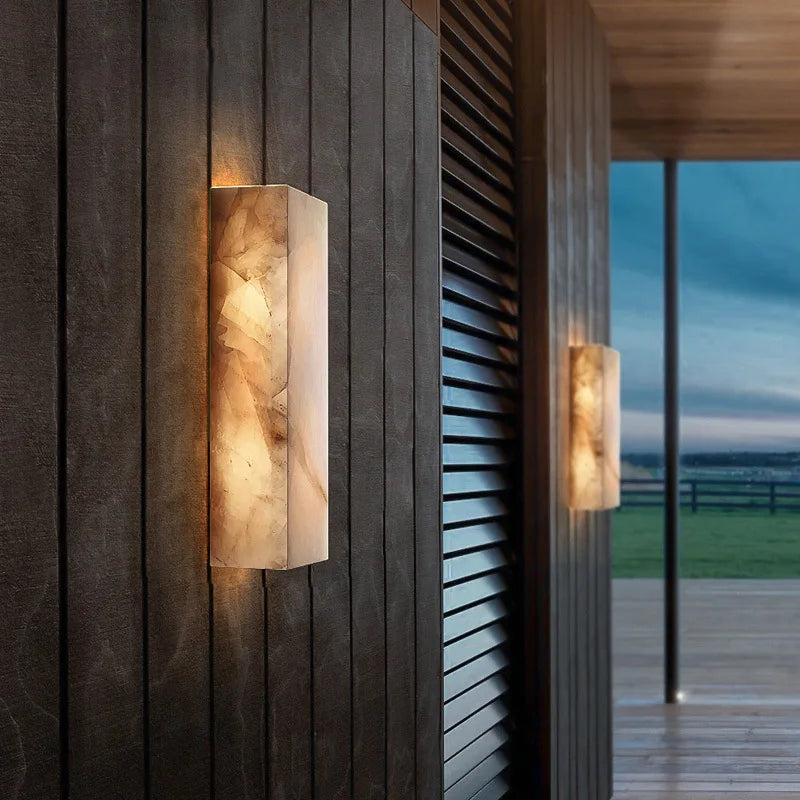 Marblux - Outdoor Wall Lighting in Marble