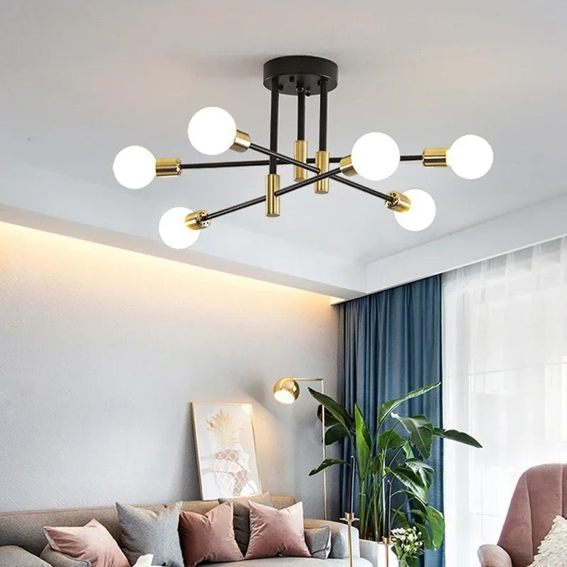 Modern LED Ceiling Lamp Chandelier – Minimalist Elegance for Any Space