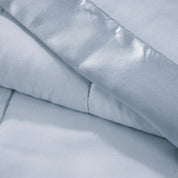Bedspread in Prospect Blue – Lightweight Down Alternative with Satin Trim