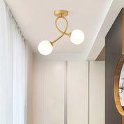 Modern Glass Ceiling Lamp - Minimalist Design for Any Space