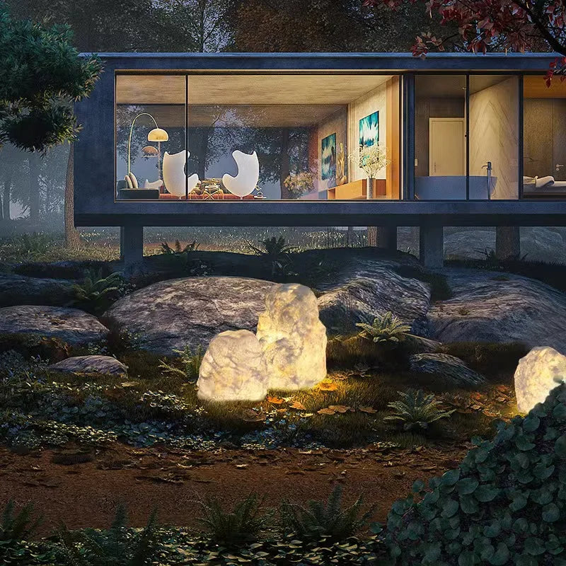 Stonelight - Garden Lamp in the Shape of a Stone