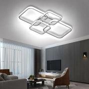 Nordic LED Ceiling Light – Modern 4-Ring Design for Any Room