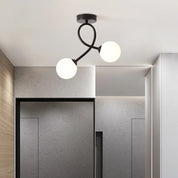 Modern Glass Ceiling Lamp - Minimalist Design for Any Space