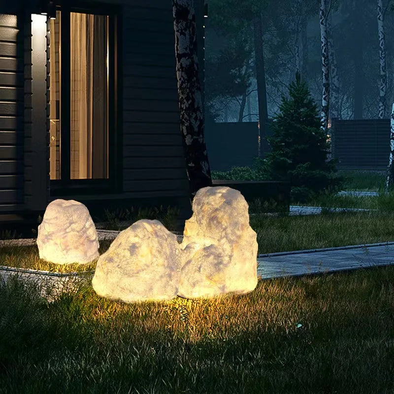 Stonelight - Garden Lamp in the Shape of a Stone