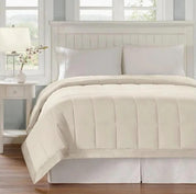 Bedspread in Prospect Blue – Lightweight Down Alternative with Satin Trim