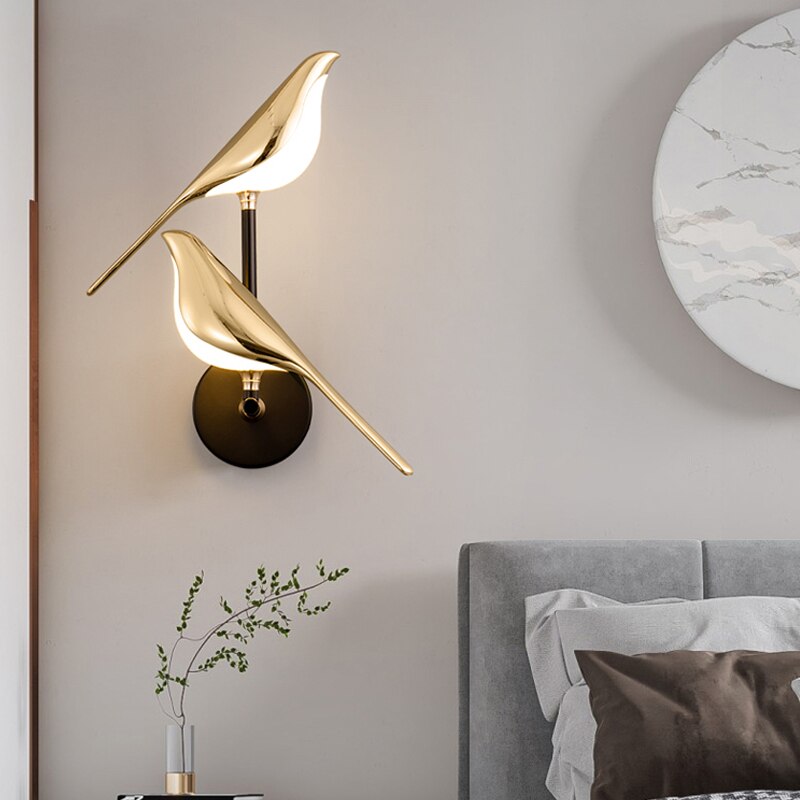 LumiBird - Scandinavian LED Bird Wall Lamp