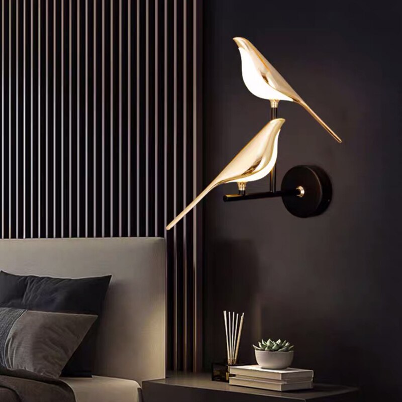 LumiBird - Scandinavian LED Bird Wall Lamp