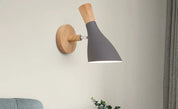 Modern LED Wooden Bedroom Wall Lamp