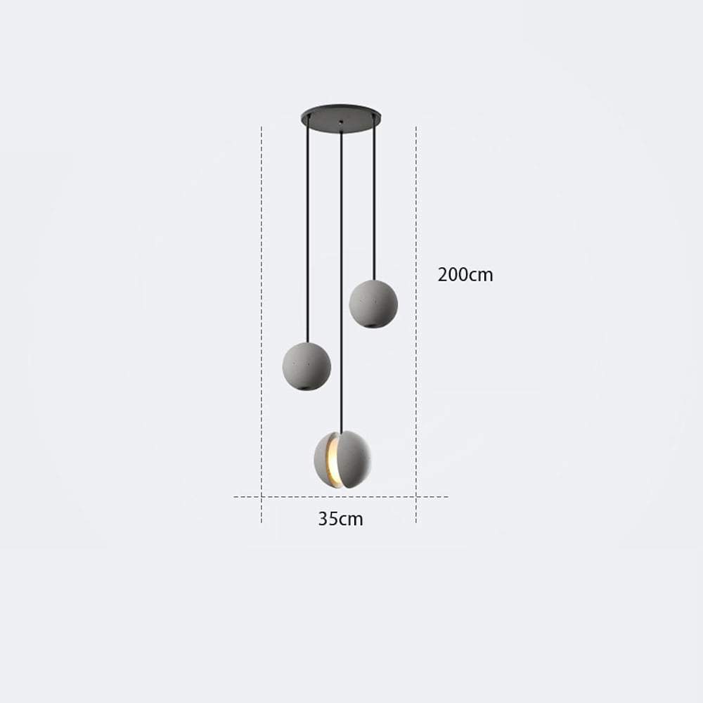 LichtGloed - Modern Spot Light Pendant Lamp made of Metal with LED Lighting for Ceiling