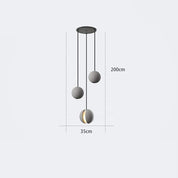 LichtGloed - Modern Spot Light Pendant Lamp made of Metal with LED Lighting for Ceiling