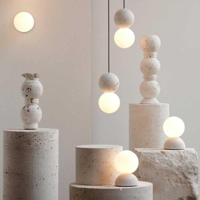 Concrete Ball Lamp Origo - Robust and Minimalist Design