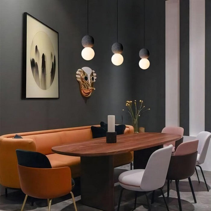 Concrete Ball Lamp Origo - Robust and Minimalist Design
