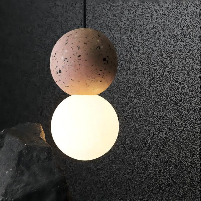 Concrete Ball Lamp Origo - Robust and Minimalist Design