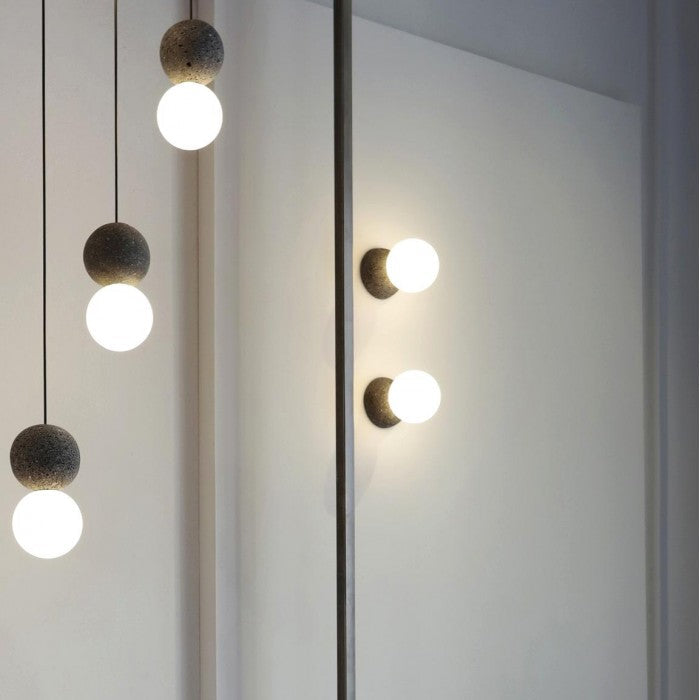 Concrete Ball Lamp Origo - Robust and Minimalist Design