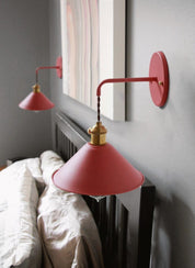 Vintage Wall Lamps in Lively Colours