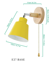 Rotatable Collin Wall Lamp with Pull Chain Switch