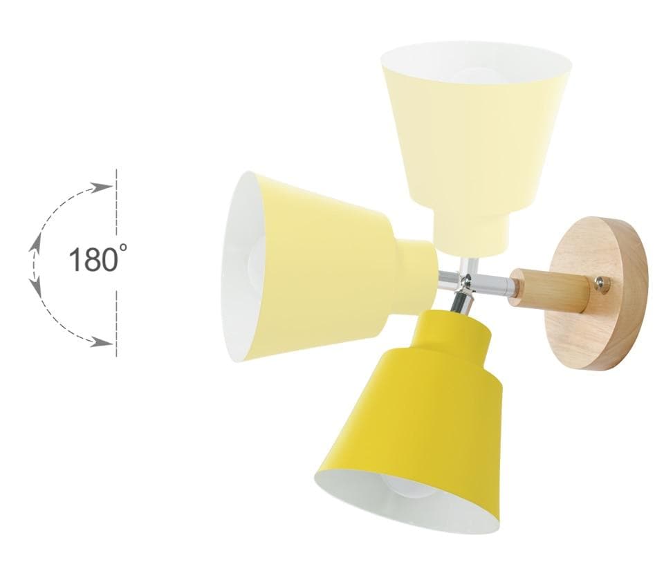 Rotatable Collin Wall Lamp with Pull Chain Switch