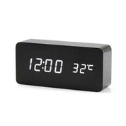 Nordic Digital LED Alarm Clock with Voice Control - Make Your Mornings Effortless!