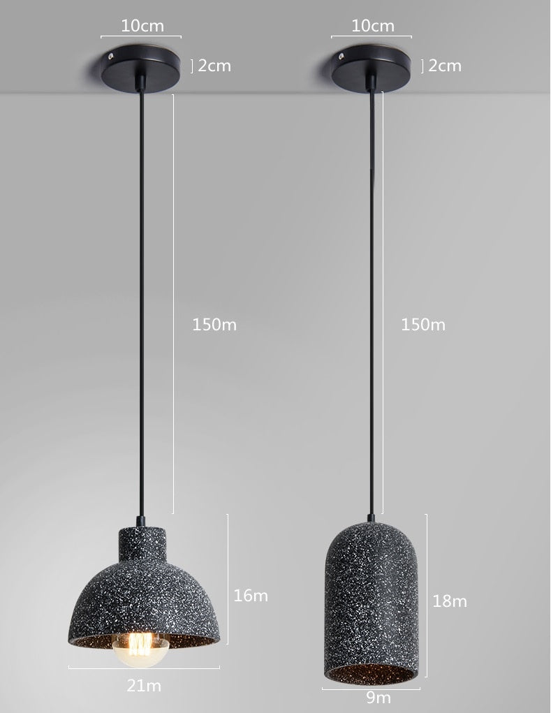 Lumina - Stylish Cement Pendant Lamps for an Industrial Interior
