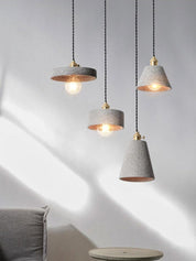 Lumina - Stylish Cement Pendant Lamps for an Industrial Interior