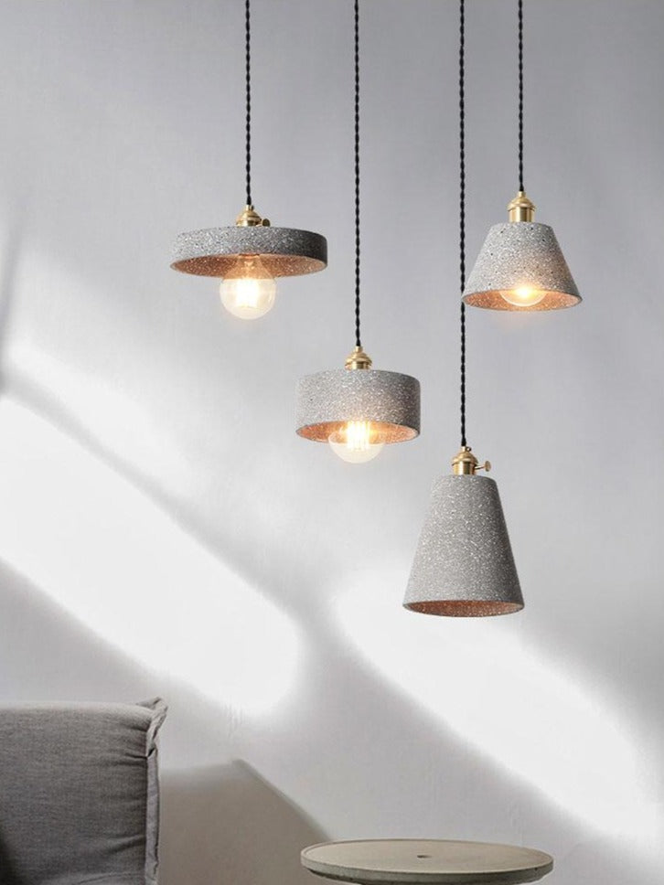 Lumina - Stylish Cement Pendant Lamps for an Industrial Interior