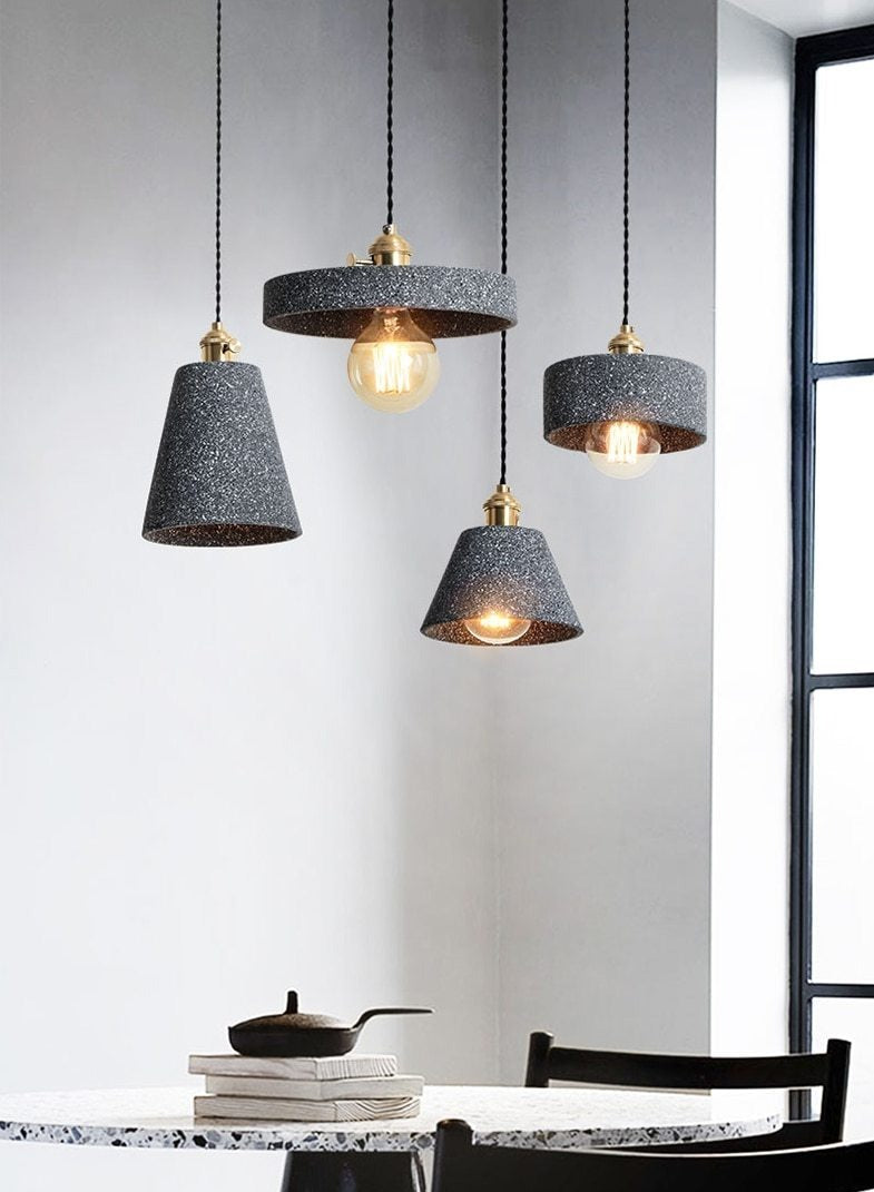 Lumina - Stylish Cement Pendant Lamps for an Industrial Interior