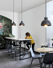 Lumina - Stylish Cement Pendant Lamps for an Industrial Interior