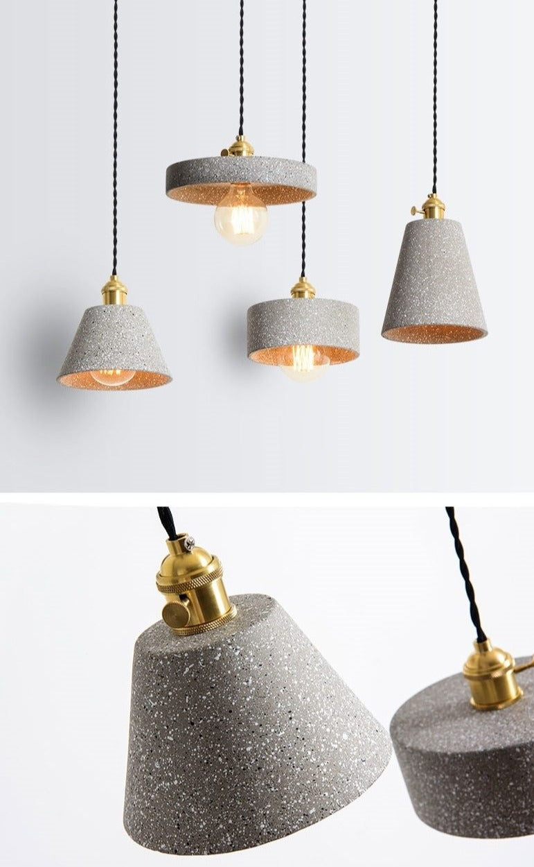 Lumina - Stylish Cement Pendant Lamps for an Industrial Interior