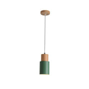 Ingrid Scandinavian Pendant Lamp in Wood and Metal