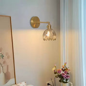Retro – Wall Lamp Glass Tulip Bud