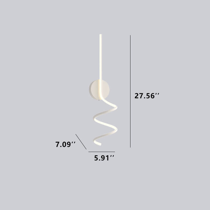 LumiArc - Minimalist Creative Arcs Lines 1-Light LED Wall Lamp