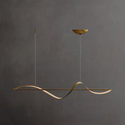 LunaGlow – Elegant Circular Metal Chandelier