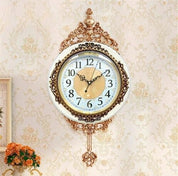 GlowLux - Luxe Swirling Wall Clock