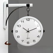 Elegance Duo - Stylish Double-Sided Wall Clock
