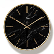 Marble Luxe Wall Clock | Stylish Marble Clock for a Luxurious Interior