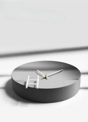 SteenGlow - Modern Cement Wall Clock Grey