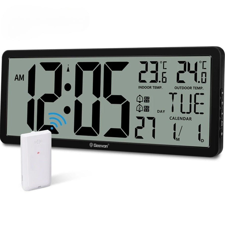 Starry Light - Digital Wall Clock with Advanced Atomic Clock Technology