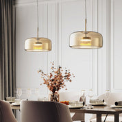 VerreElegance - Modern Pendant Light for Hotel Interiors