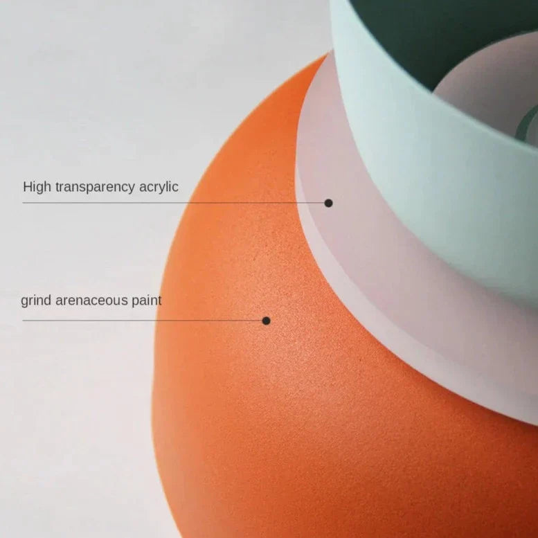 LuminaGlow - Modern Pendant Light in Scandinavian Macaron Style