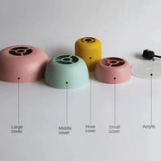 LuminaGlow - Modern Pendant Light in Scandinavian Macaron Style